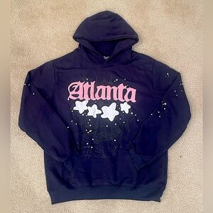 Spider Worldwide Atlanta Navy hoodie